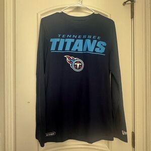 Tennessee Titans Navy Long Sleeve T-shirt from NFL New Era